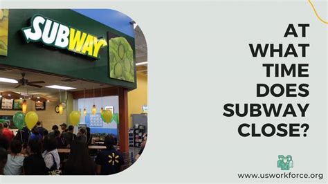 Subway 1301 Canyon Rd is open from. . What time does subway restaurant open